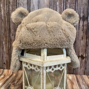🔥4/$25 Baby Gap-Bear Ears Trapper Hat- 6-12 Mos